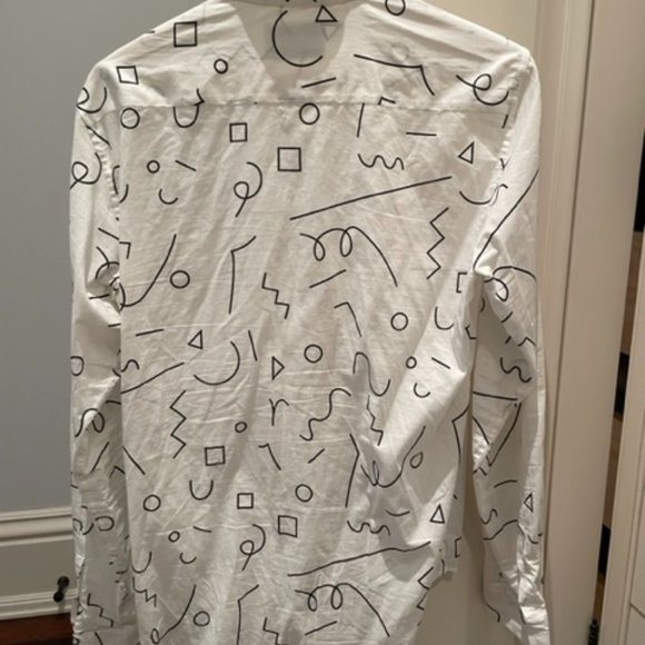 Sandro Scribble Print Shirt - Picture 2 of 2
